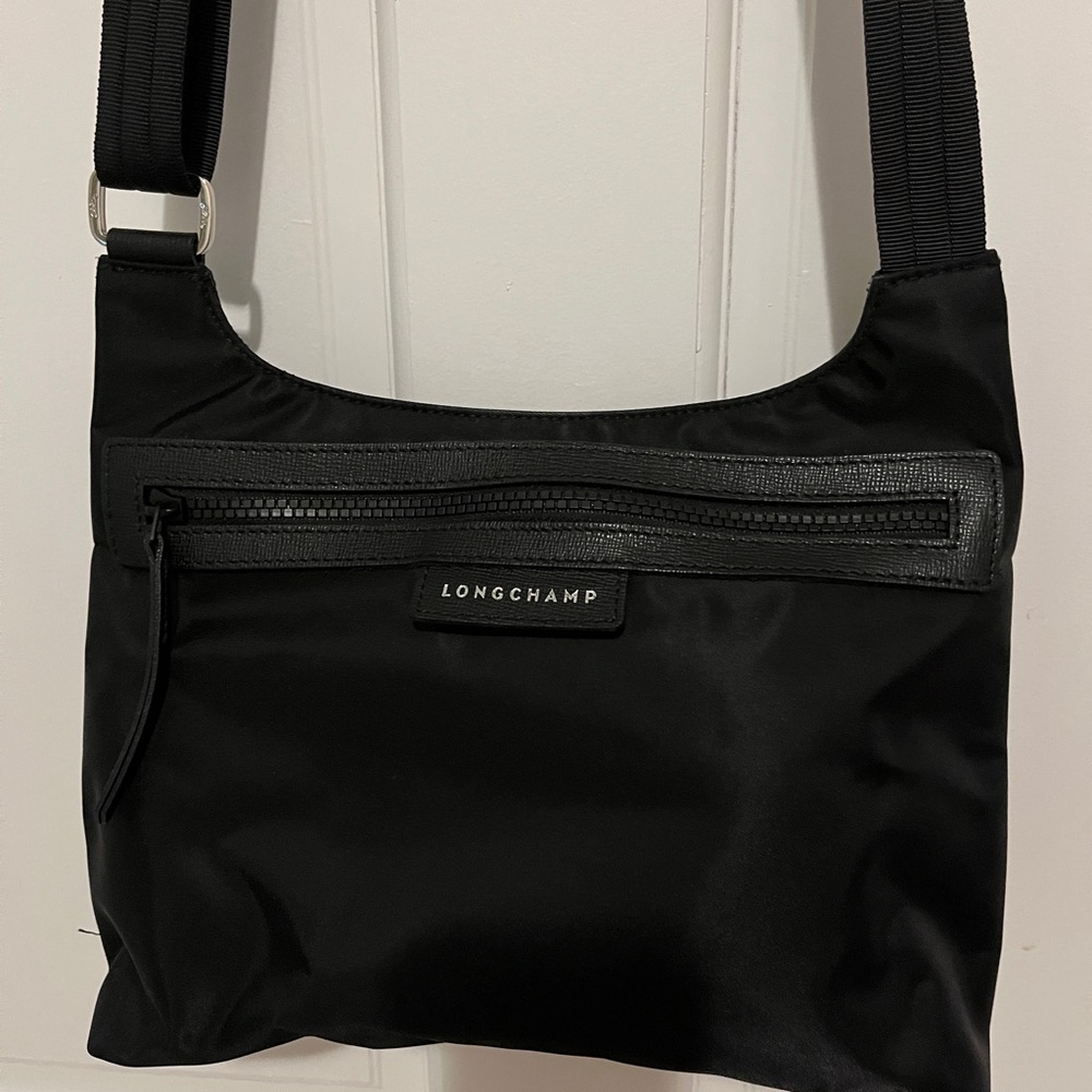Longchamp Black Messenger Bag